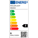 Müller Light Goutte LED 40W E27 470lm, 1 pièce.