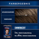 Schwarzkopf Men Perfect Tint Gel Anti-Gris Naturel Brun Moyen 60, 80 ml