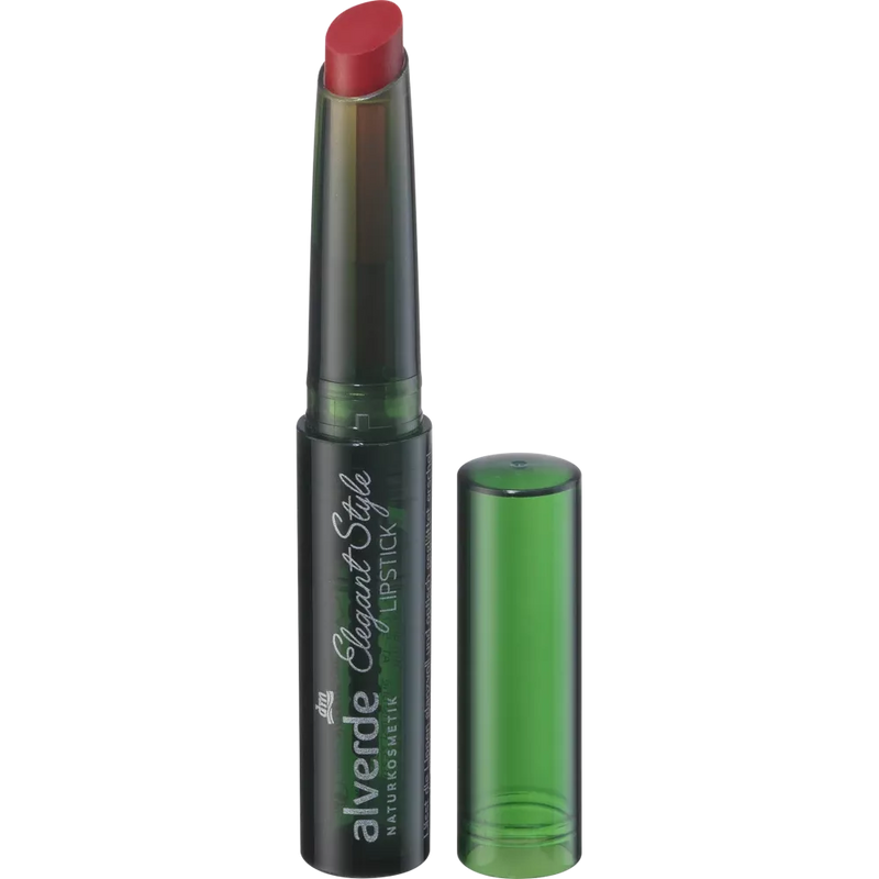 alverde NATURKOSMETIK Lipstick Elegant Style Lipstick 40 Red Wine, 1,7 g