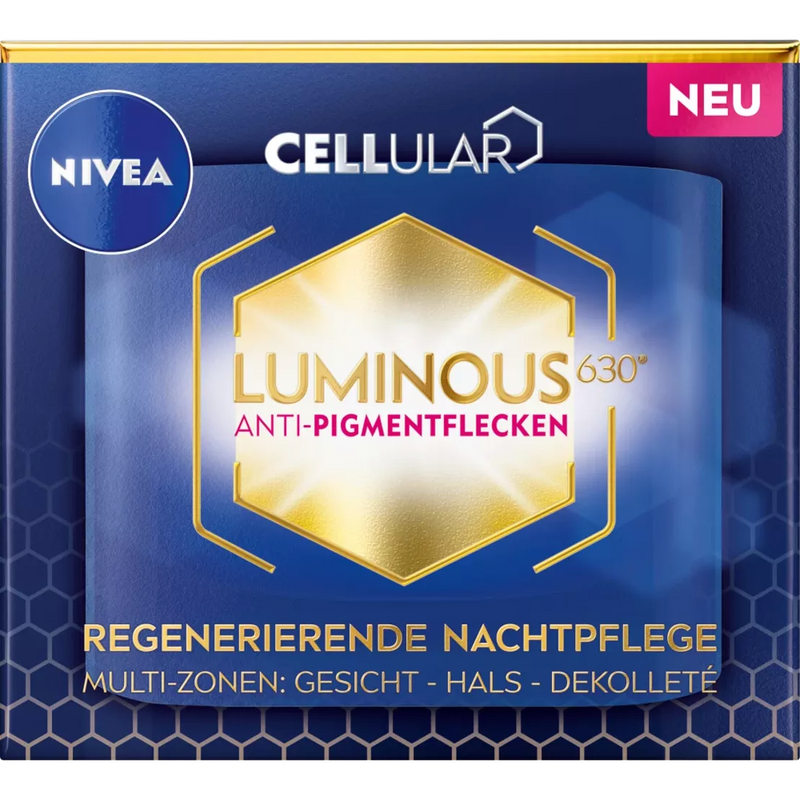 NIVEA Nachtcrème Luminous Anti Pigmentvlekken, 50 ml