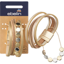 ebelin Armband met magenta sluiting goud optiek, 1 stuk