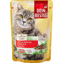 Dein Bestes Natvoer voor katten, Garden Treasures Rijk aan rundvlees met broccoli en tijm, 100 g
