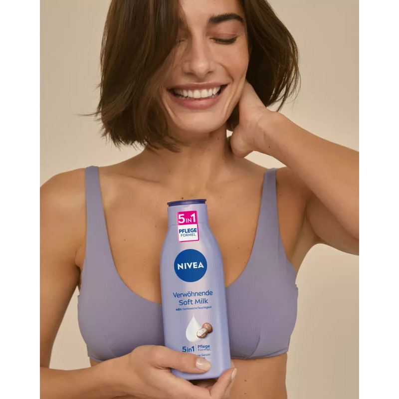 NIVEA Bodymilk soft 5in1 verzorgingsformule, 400 ml