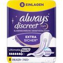 always Hygiene pads blaaszwakte Discreet Ultimate night, 8 stuks