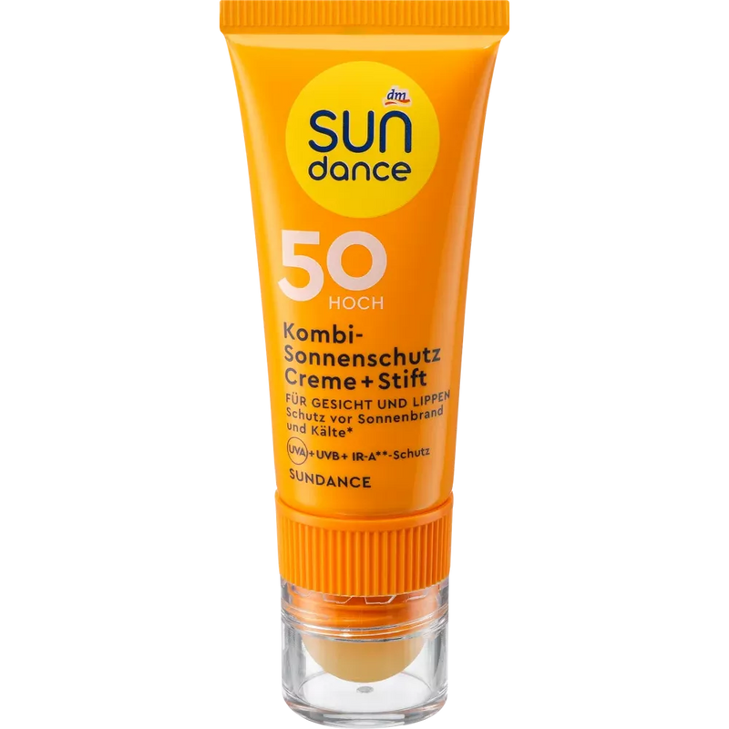 SUNDANCE Combinatie zonnebrandcrème + stick SPF 50, 20 ml