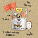 GIMDOG Hondensnack, Train & Treat met zalm & kokos, 125 g