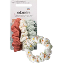 ebelin Haarelastiekjes - stof gemaakt van biologisch katoen, 3 stuks.