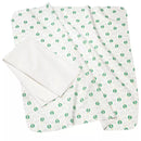 Babylove Draps Molleton ballon/blanc, 2 pièces.
