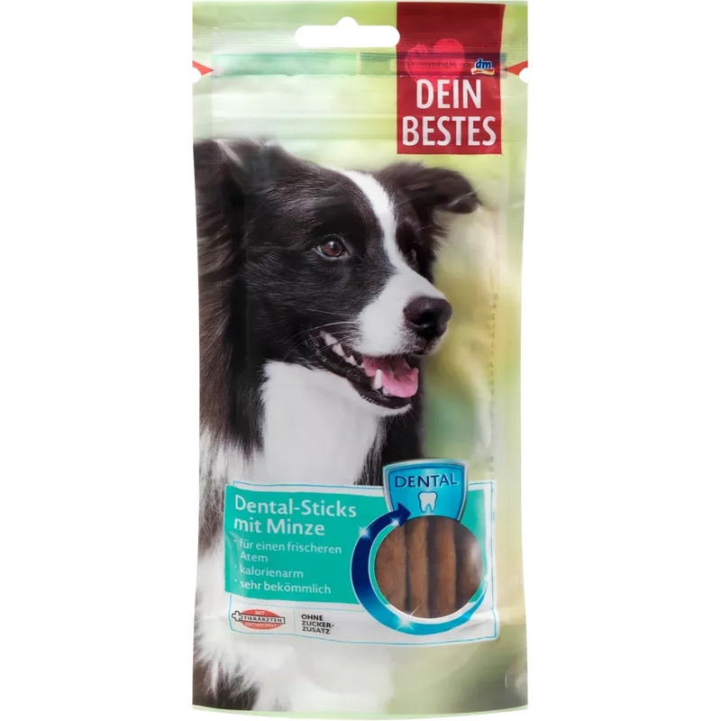 Dein Bestes Snack voor honden, dental stick met munt, 80 g