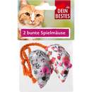 Dein Bestes Speelgoed voor katten, kleurrijke speelmuizen, 2 stuks