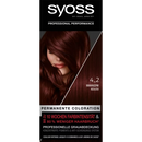 Syoss Haarkleur mahonie 4-2 , 1 stuk