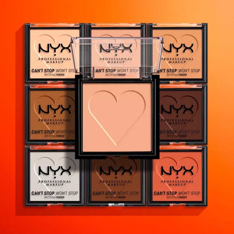 NYX PROFESSIONAL MAKEUP Poeder Can't Stop Won't Stop matterend diep 09, 6 g
