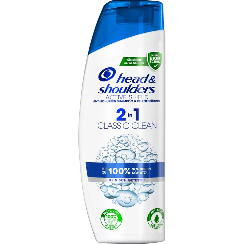 head&shoulders Shampoo & Conditioner 2in1 Anti-Dandruff Classic Clean, 250 ml