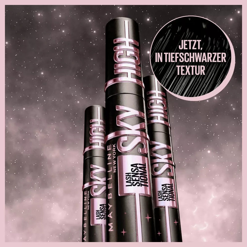 Maybelline New York Mascara Lash Sensational Sky High Cosmic Black, 7.2 ml