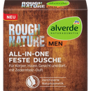 alverde MEN Rough Nature 4in1 Solid Shower, 60 g