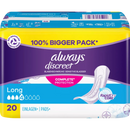 always Hygiene pads blaaszwakte Discreet Lang Big Pack, 20 stuks