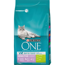 PURINA ONE Croquettes pour chats, Sensitive à la dinde, 1,5 kg