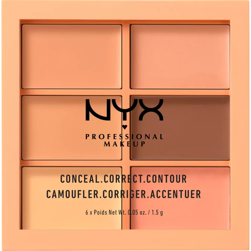 NYX PROFESSIONAL MAKEUP Concealer Palette Contour Light 01, 9 g