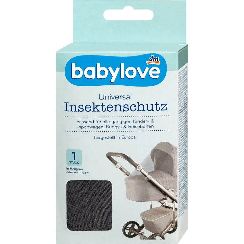 babylove Insectennet universeel antraciet, 1 st.