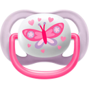 Philips AVENT Sucette ultra air silicone, rose/violet, 6-18 mois, 1 pièce
