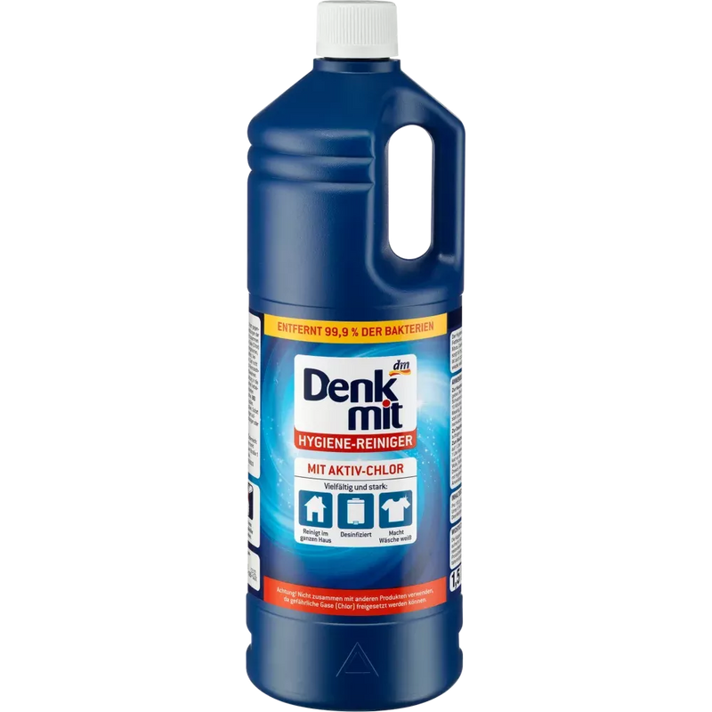 Denkmit Hygiënereiniger met actief chloor, 1,5 l