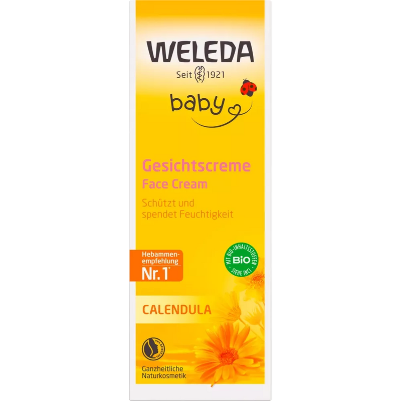 Weleda baby Gezichtscrème Calendula, 50 ml