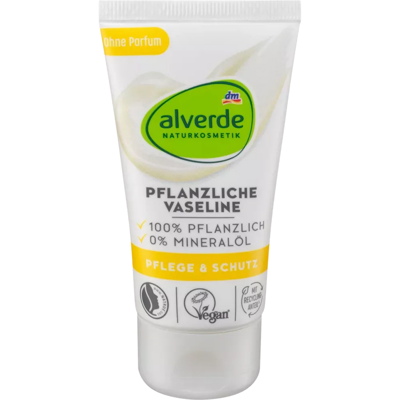 alverde NATURKOSMETIK Vaseline plantaardige verzorging & bescherming, 50 ml