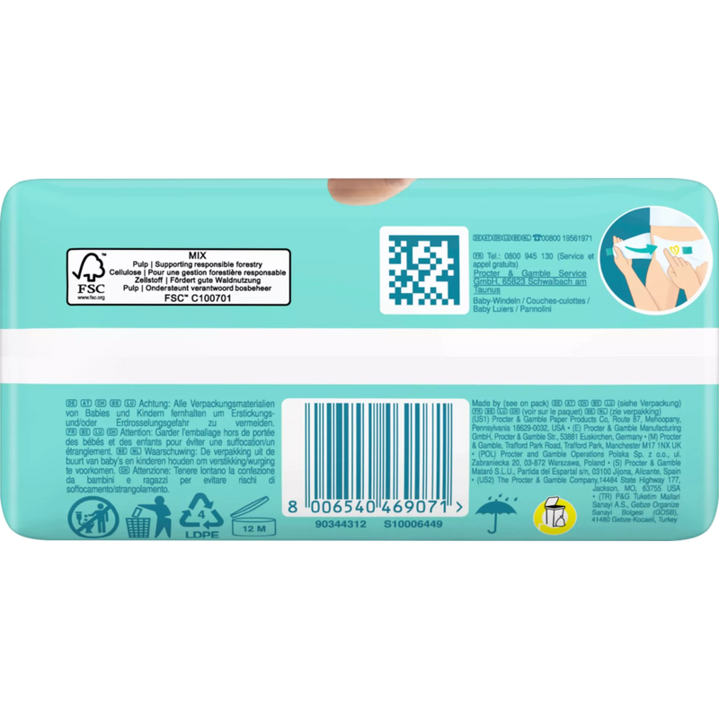 Pampers Luiers Premium Bescherming Gr. 0 New Baby Micro, 22st
