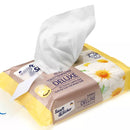 Sanft&Sicher Vochtig toiletpapier kamille navulverpakking, 50 stuks.