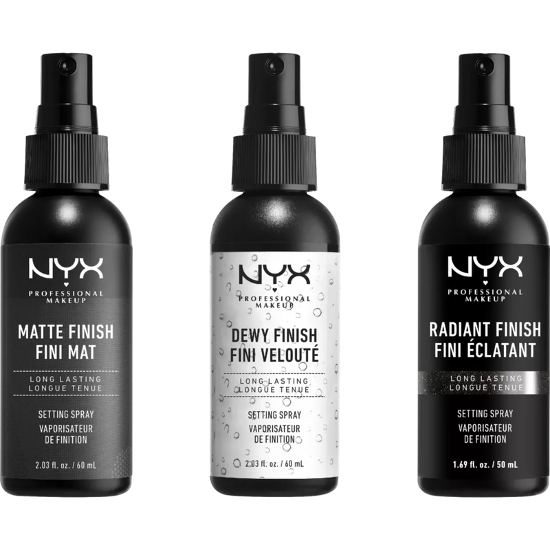 NYX PROFESSIONAL MAKEUP Radiant Finish 03 Fixeerspray, 50 ml