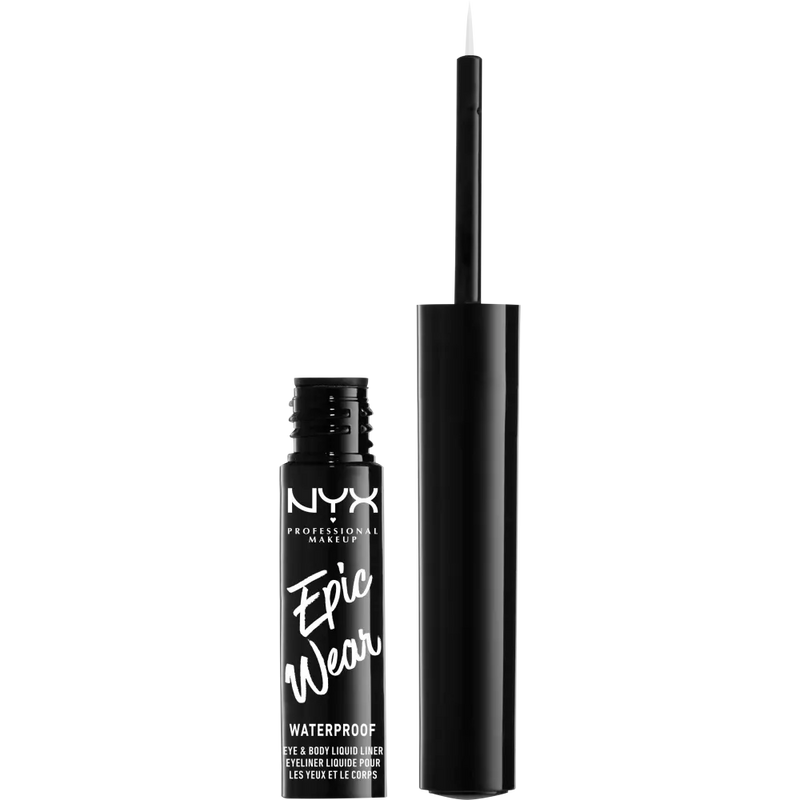 NYX PROFESSIONAL MAKEUP Epic Wear Metallic Waterproof 03 Zilver Metaal, 3.5 ml