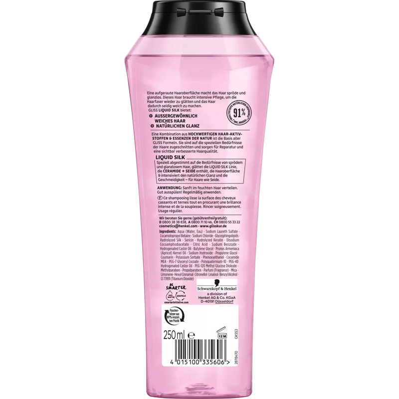 Schwarzkopf GLISS Shampoo Liquid Silk, 250 ml