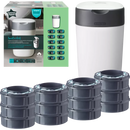 Tommee Tippee Luieremmer Twist & Click incl. 12 navulcassettes, wit