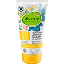 alverde NATURKOSMETIK Zonnemelk Kinderen gevoelig, SPF 50, 150 ml