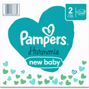Couches Pampers Harmonie taille 2 Mini (4-8 kg), boîte mensuelle, 240 pièces.