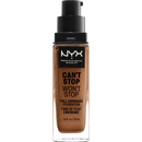 NYX PROFESSIONAL MAKEUP Fond de teint Can't Stop Won't Stop Miel Chaud 24 heures 15,9, 30 ml