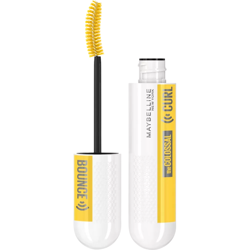 Maybelline New York Mascara Colossal Curl Bounce 01 Zeer Zwart, 10 ml